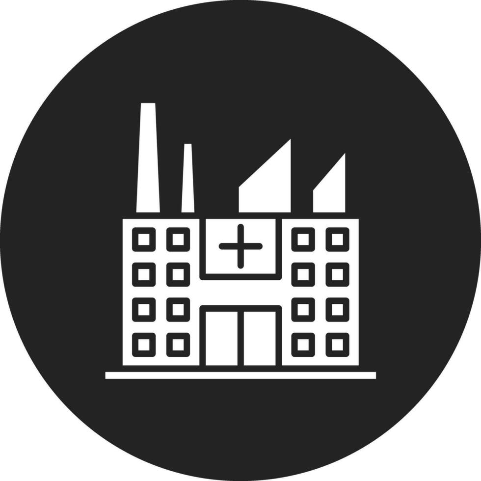 Medizin Fabrik Vektor Symbol