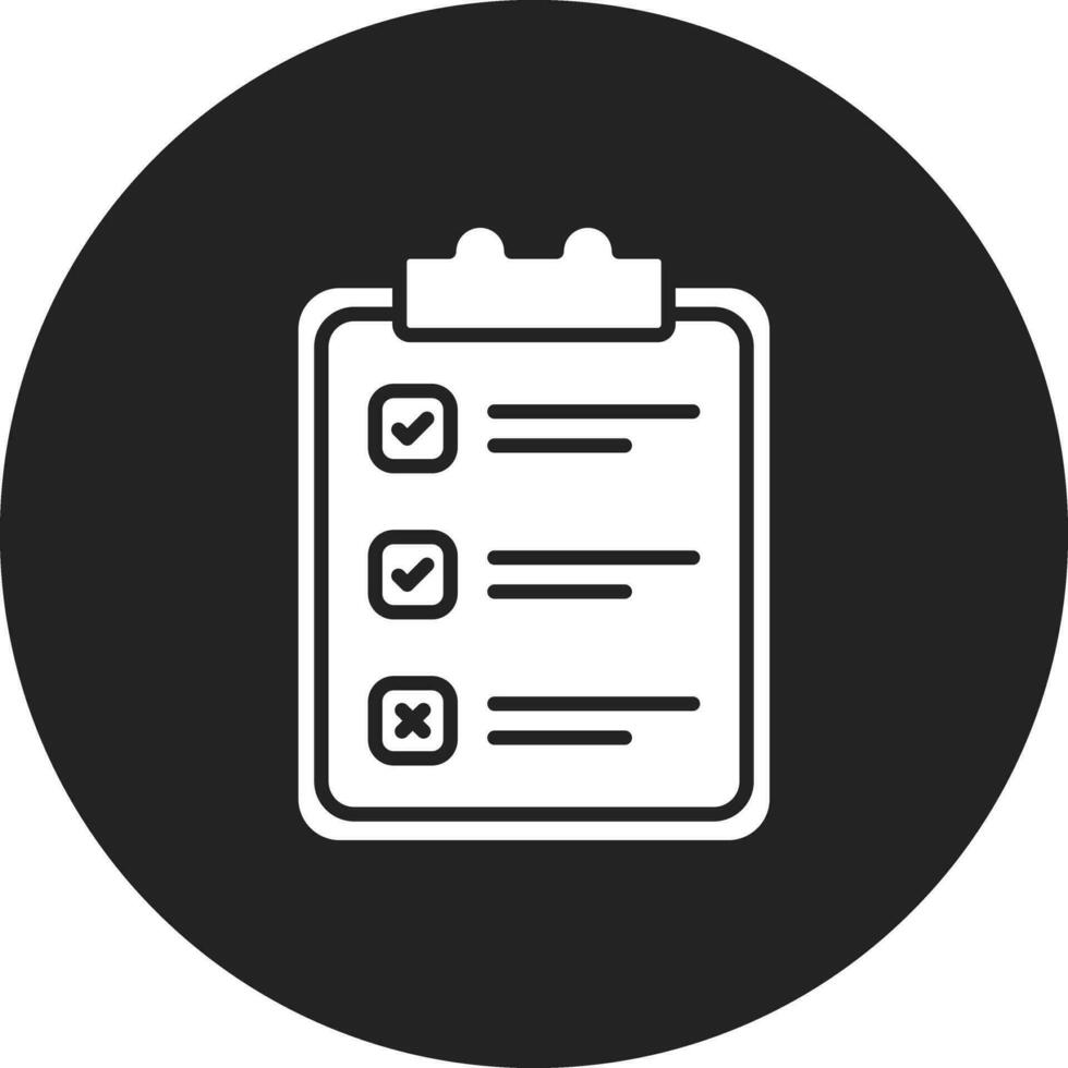 Checkliste Vektor Icon