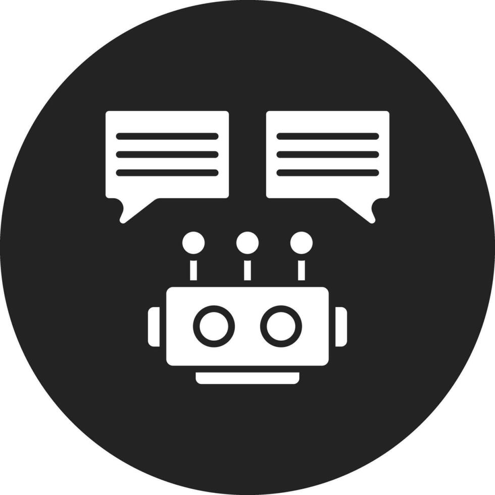 chatbot vektor ikon