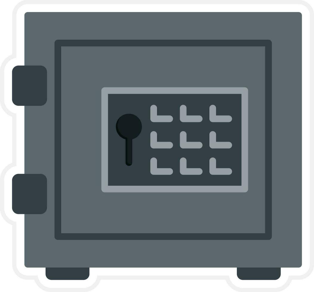 Safebox-Vektorsymbol vektor