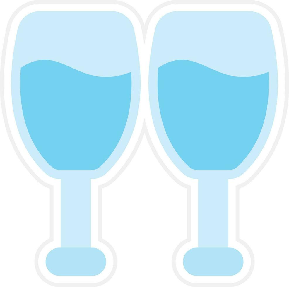 trinken Glas Vektor Symbol