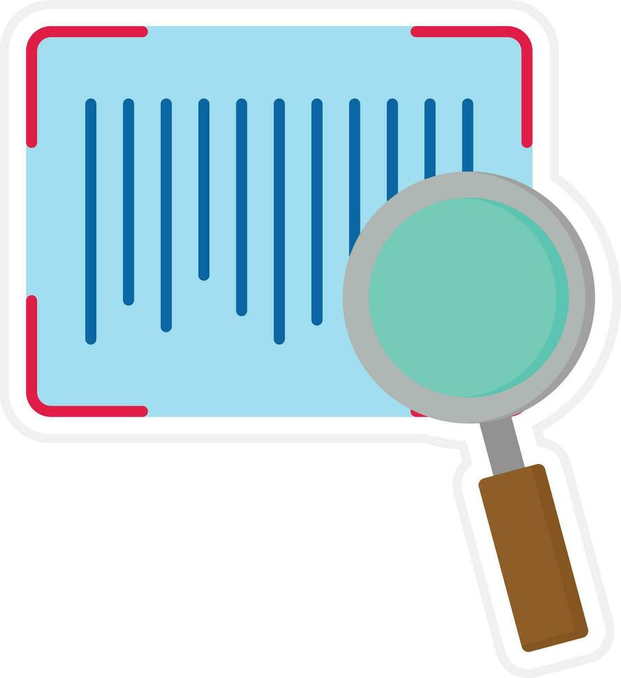 Barcode Suche Vektor Symbol