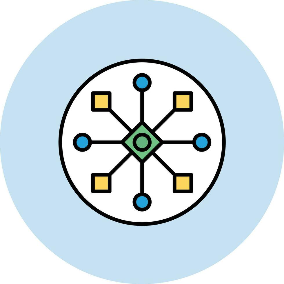 Kreuz Kanal Vektor Symbol