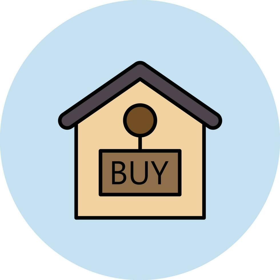 Kaufen Haus Vektor Symbol