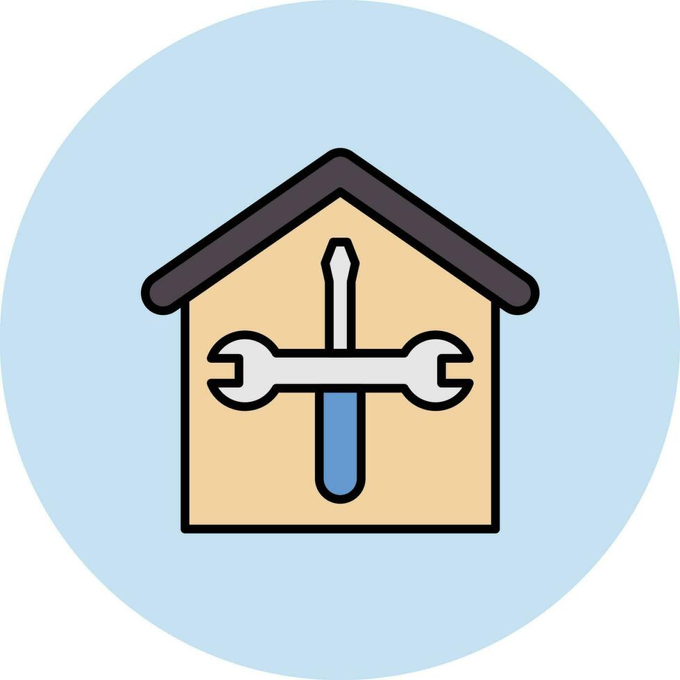 Haus Renovierung Vektor Symbol