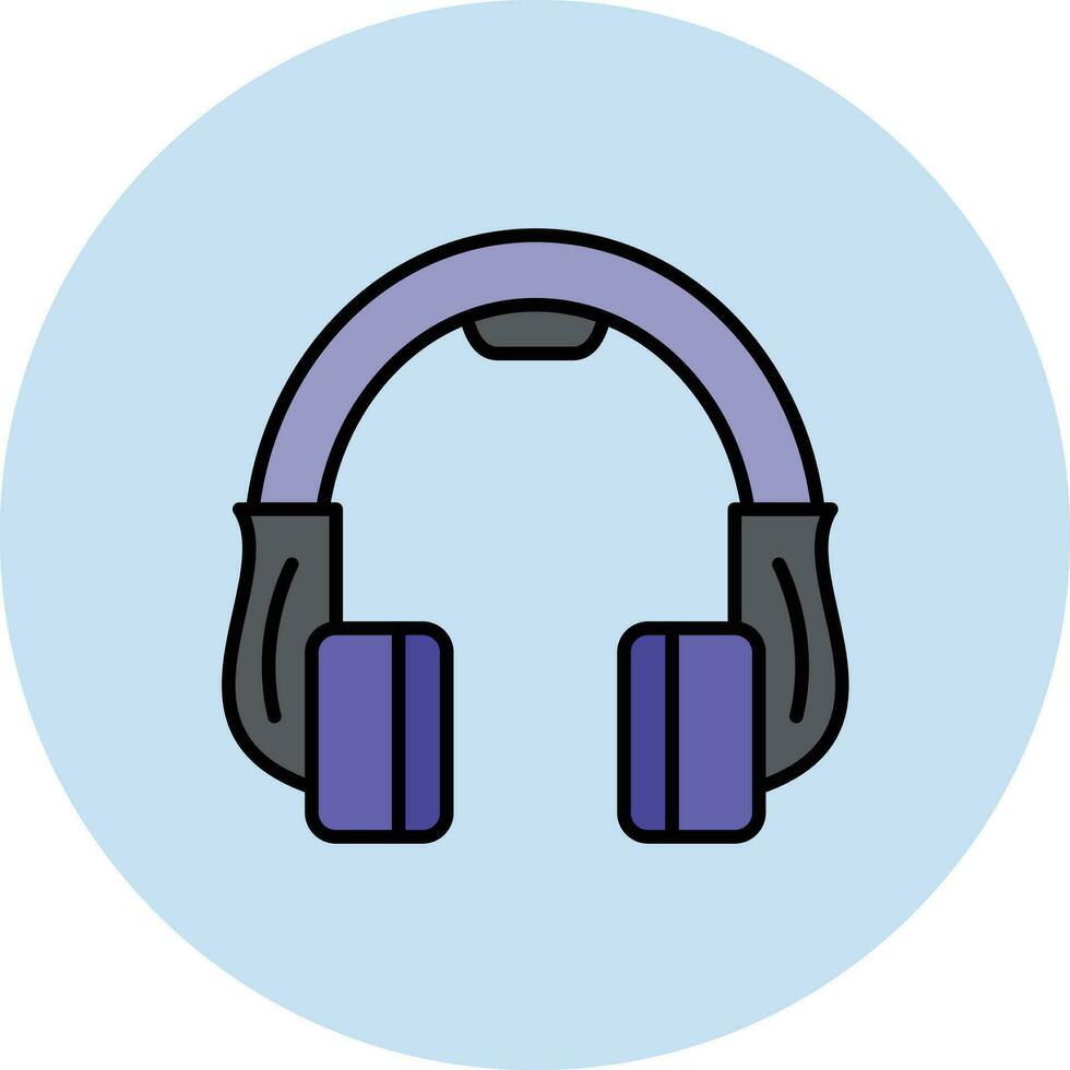 Kopfhörer-Vektor-Symbol vektor