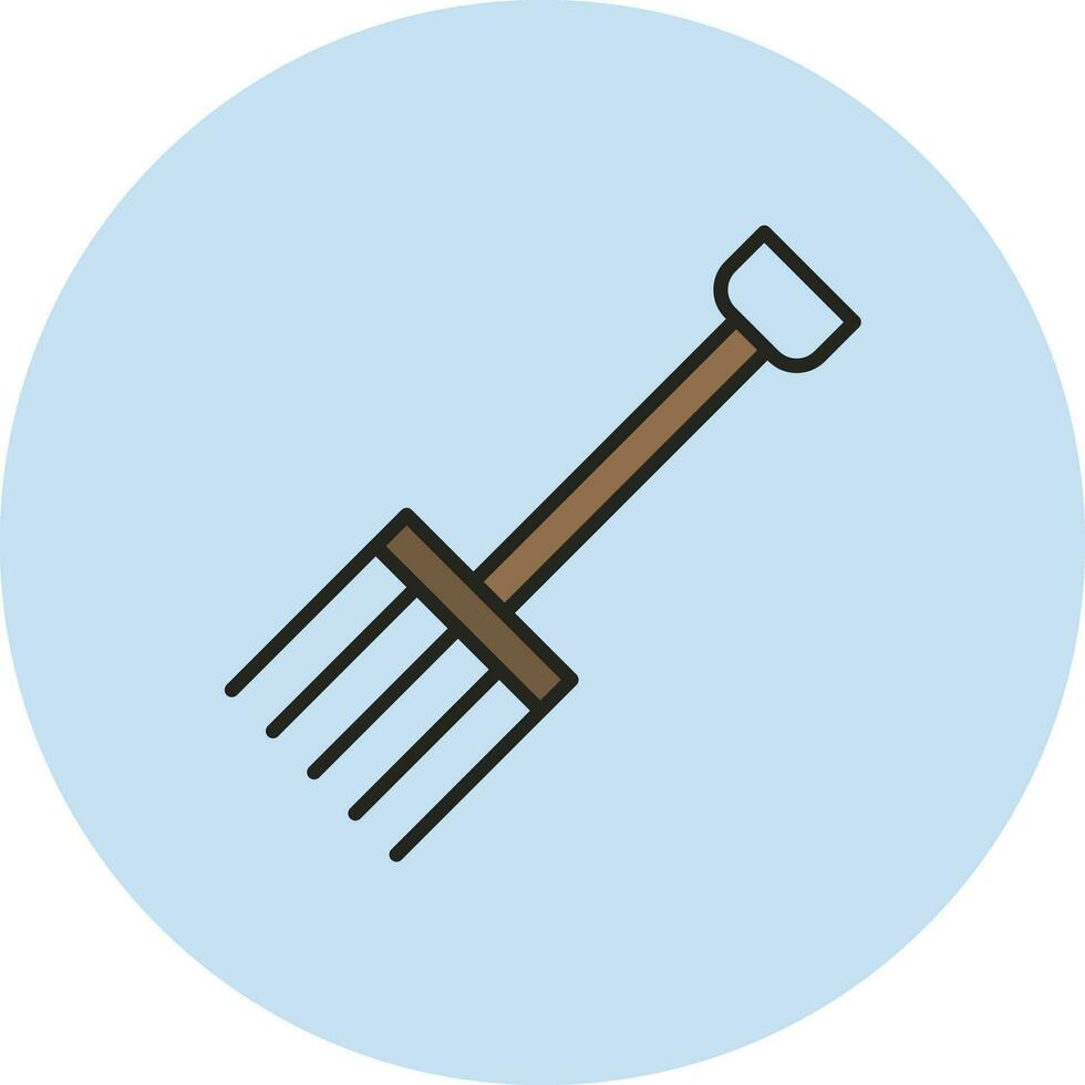 Bauernhof Gabel Vektor Symbol