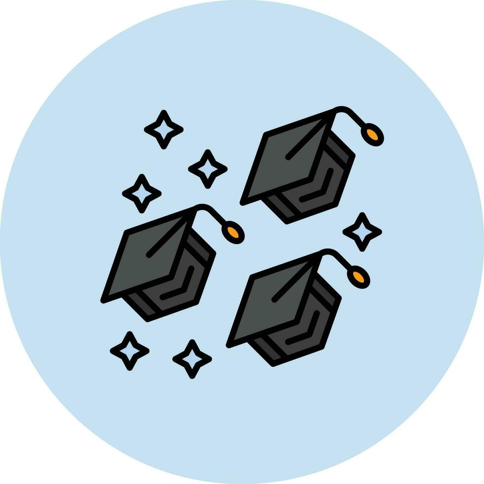 Absolventen Vektor Symbol