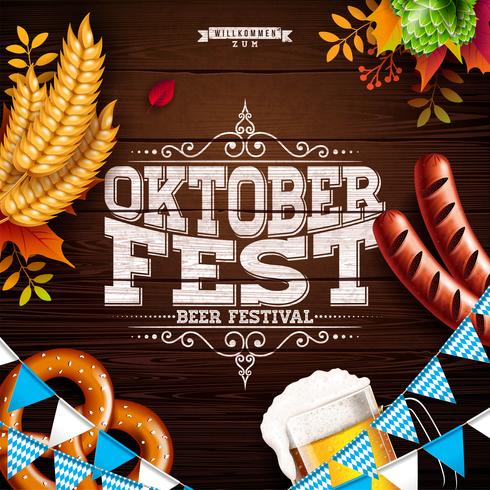Oktoberfest Banner Illustration vektor