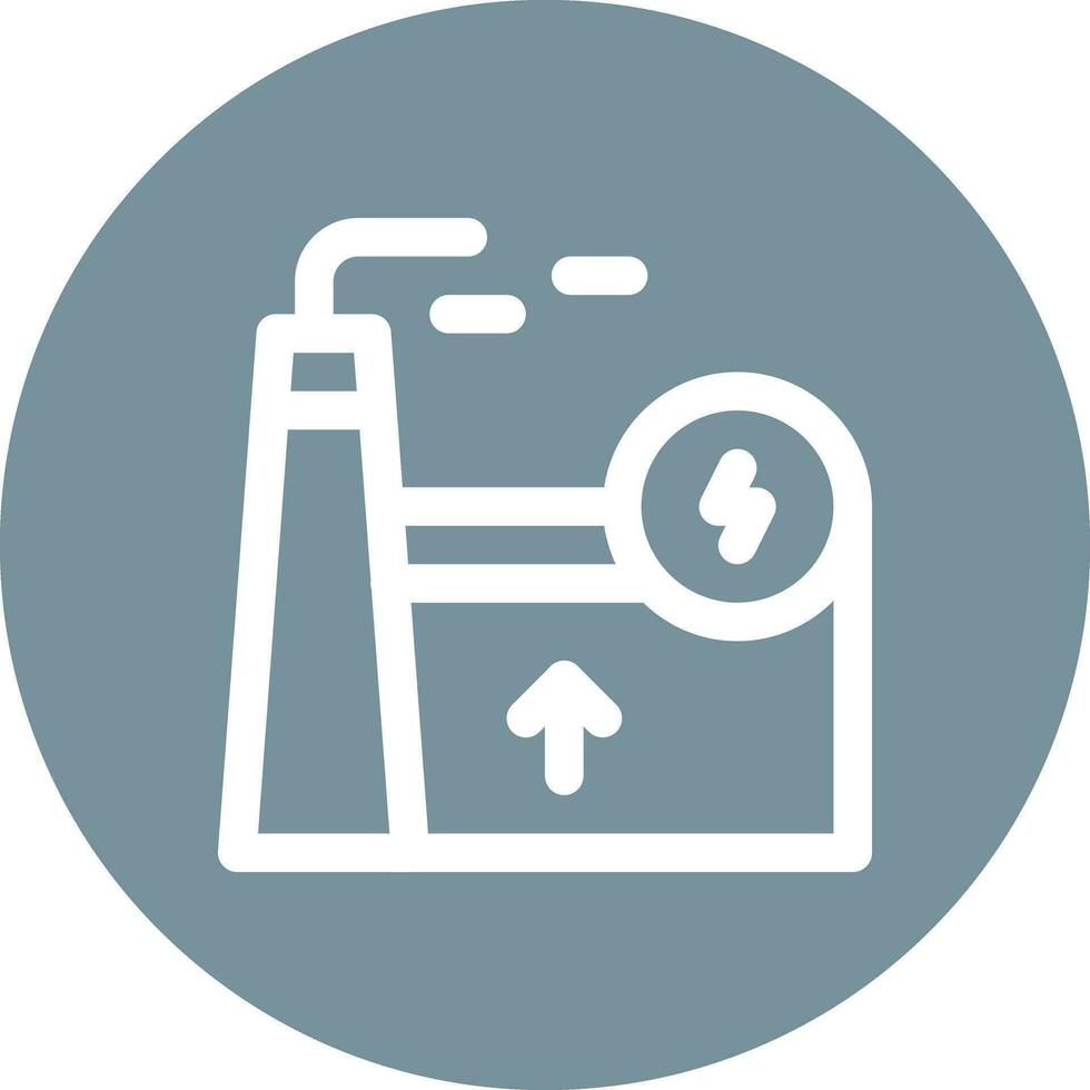 Vektorsymbol für geothermische Energie vektor