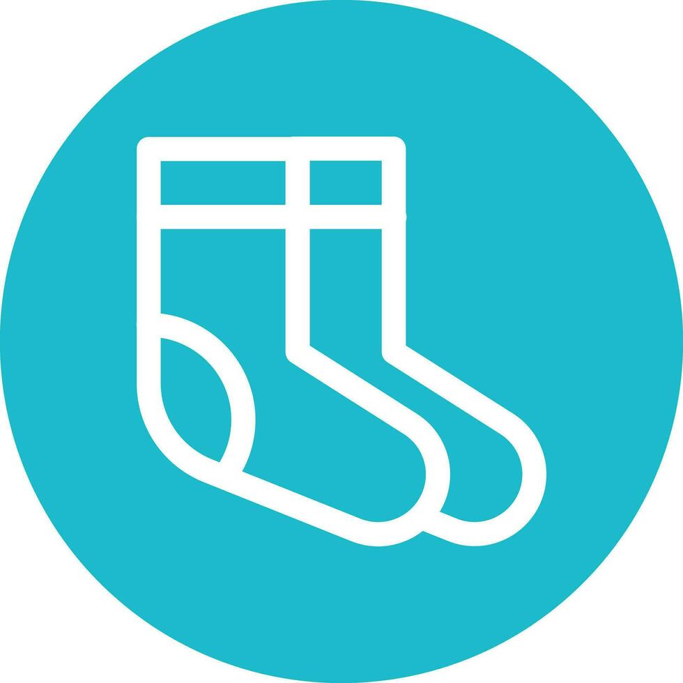 Socken-Vektor-Symbol vektor