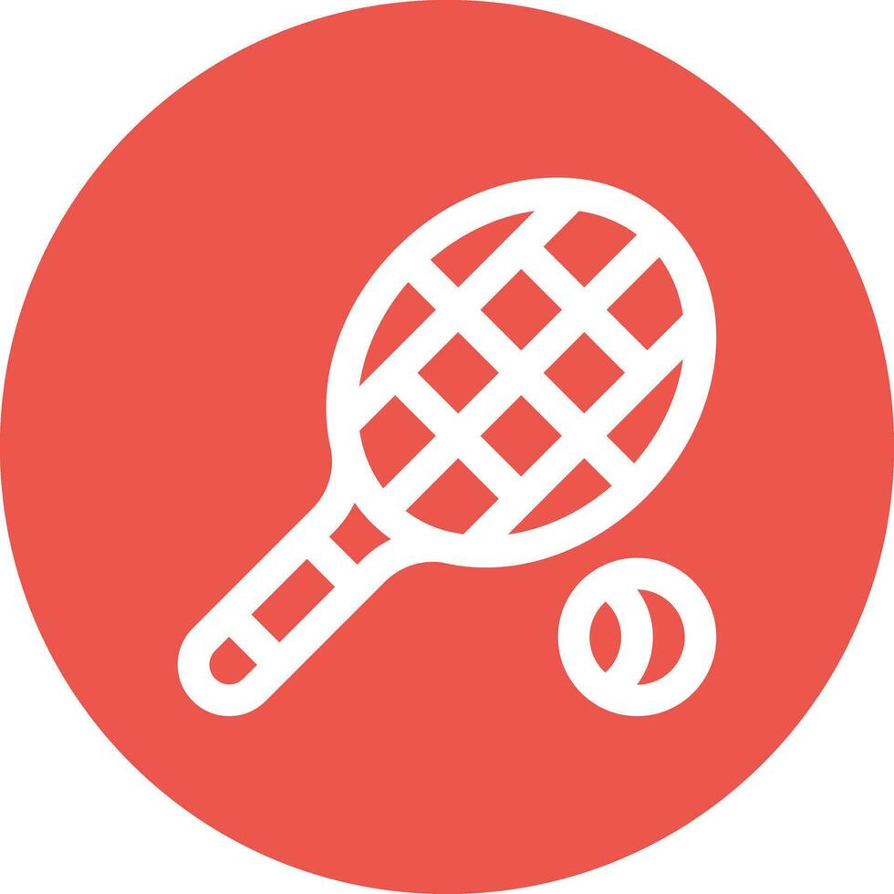 Tennis Schläger Vektor Symbol