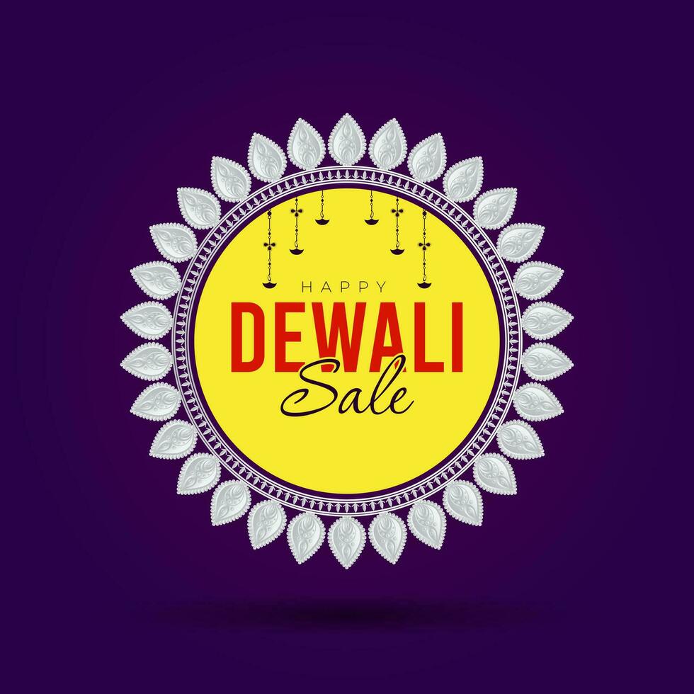 glücklich Diwali Sozial Medien Post zum Werbung, Status wünscht sich, Banner, Gruß Karte vektor