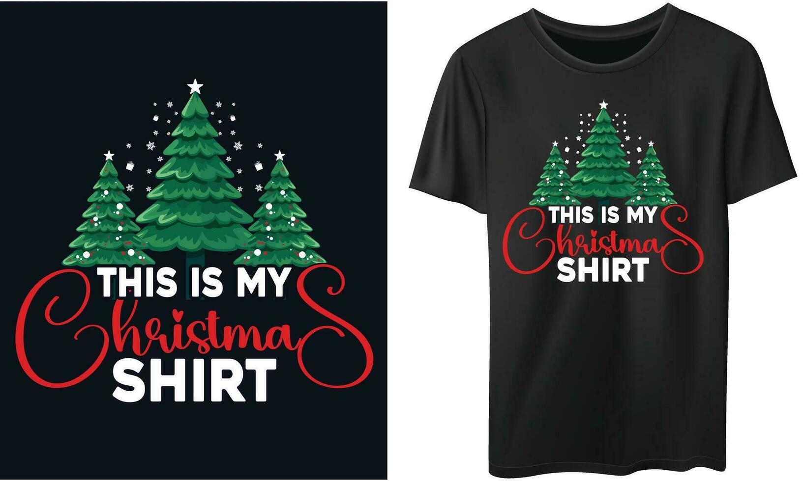 diese ist meine Weihnachten Hemd Weihnachten T-Shirt Design vektor