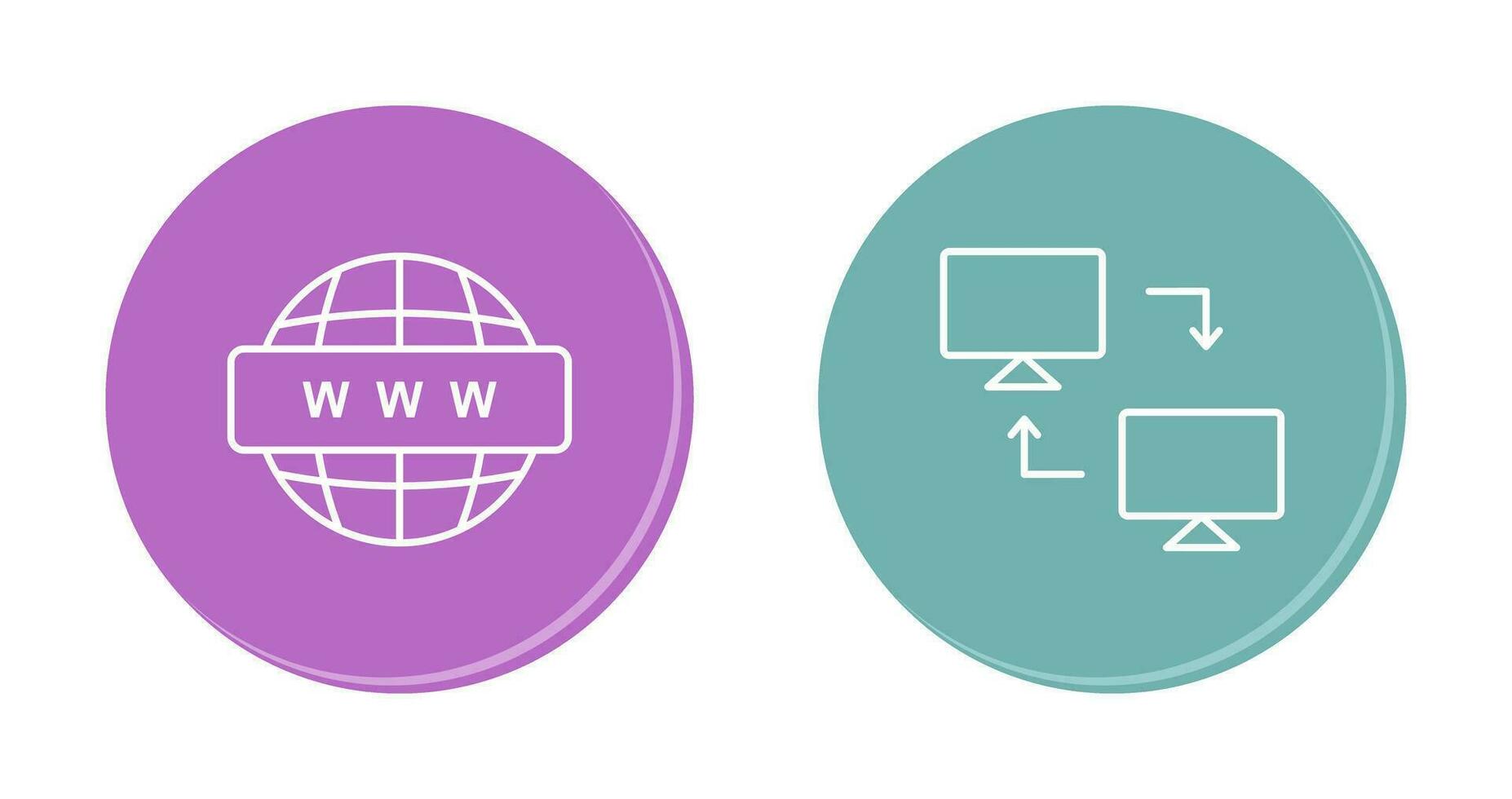 Teilen Systeme und Welt breit Symbol vektor