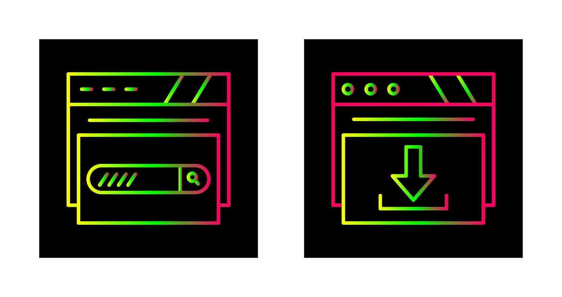 Suche Bar und herunterladen Symbol vektor