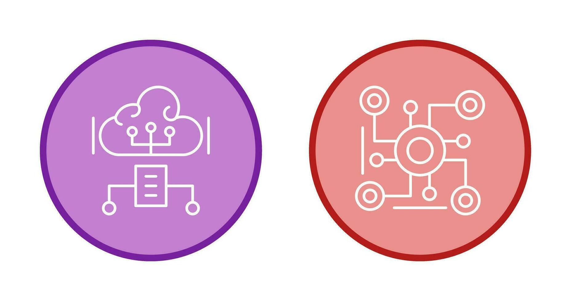 Wolke Computing und Verbindung Symbol vektor