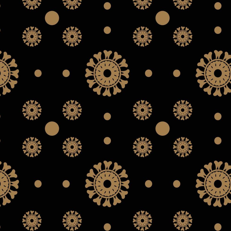 Blumen- nahtlos Muster Design zum Stoff, Fliese, Teppich, Verpackung Papier, und Hintergrund. vektor