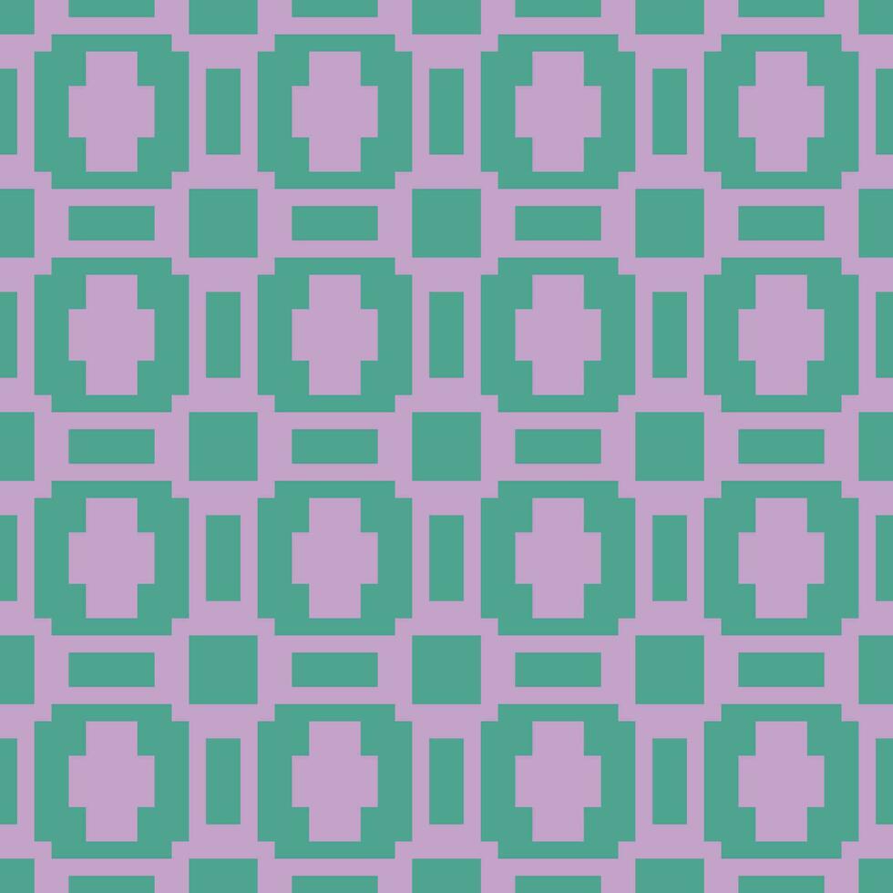 en lila och grön geometrisk mönster vektor
