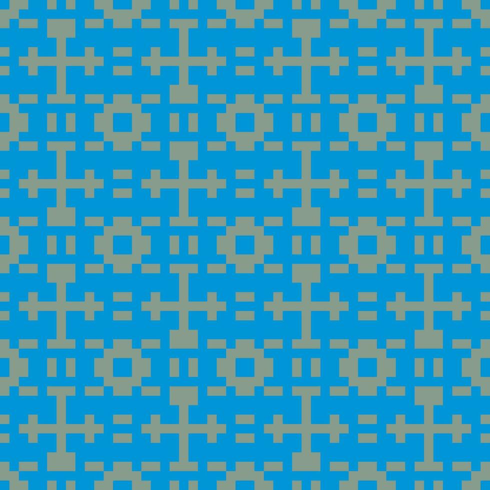 ein Blau und grau Muster mit Quadrate vektor
