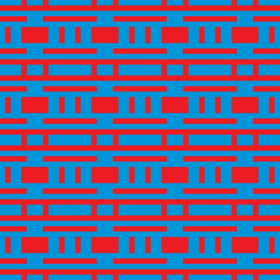 ein rot und Blau gestreift Muster vektor