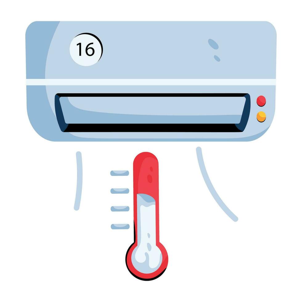 modisch ac Temperatur vektor