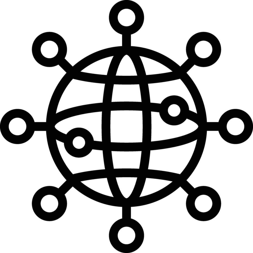 nätverk vektor ikon design illustration