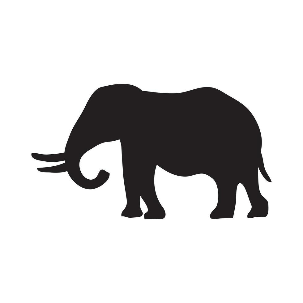 djur- silhuett ikon i platt stil. djur- vektor illustration på vit isolerat bakgrund. företag begrepp.