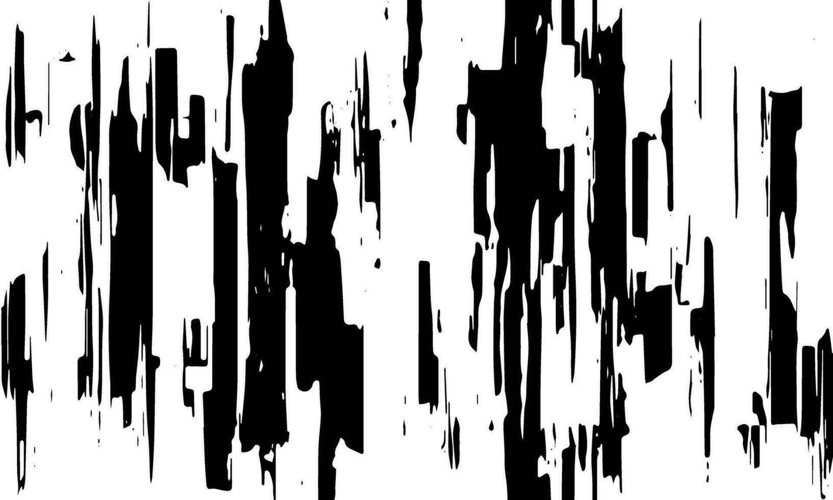 svart och vit abstrakt målning med många rader vektor