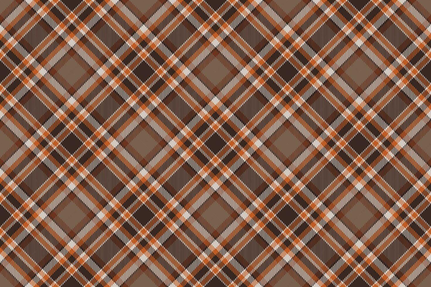 tartan schottland nahtloser karierter mustervektor. Retro-Hintergrundstoff. Vintage Check Farbe quadratische geometrische Textur. vektor