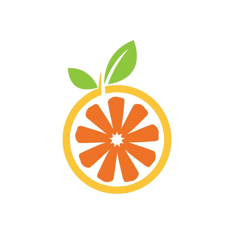 orange logotypdesign vektor