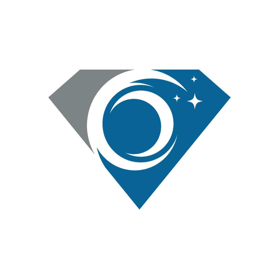 Diamant-Logo-Vorlage vektor