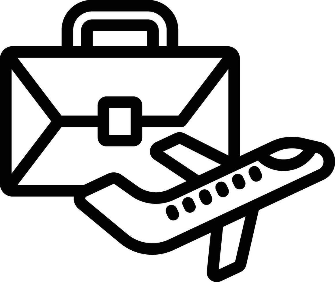Geschäft Ausflug Vektor Symbol Design Illustration