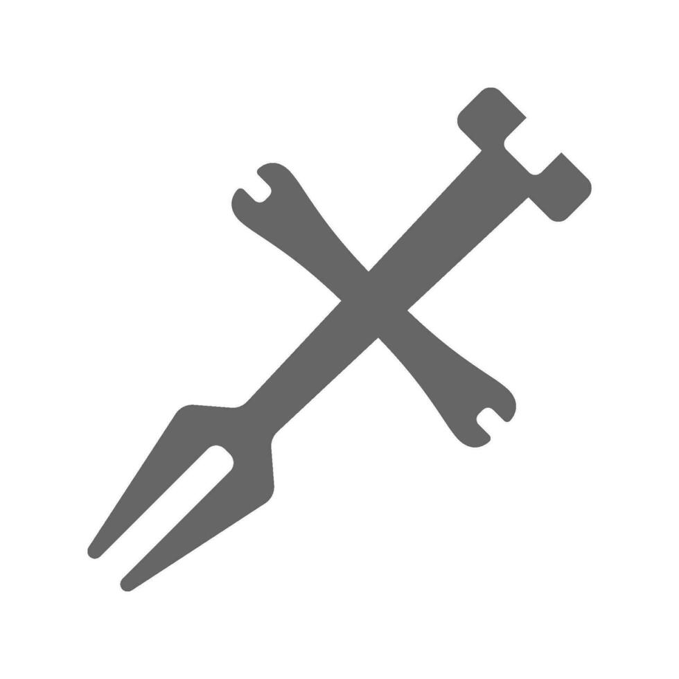 Installation Werkzeuge Logo Symbol Design vektor