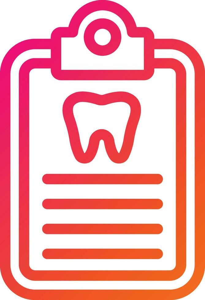 dental kolla upp vektor ikon design illustration