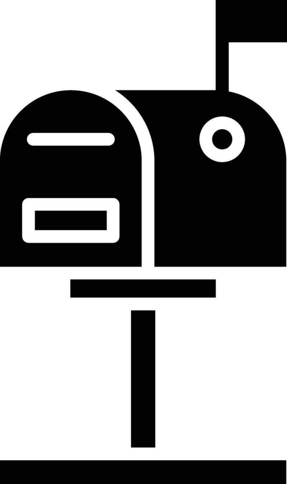 Briefkasten Vektor Symbol Design Illustration