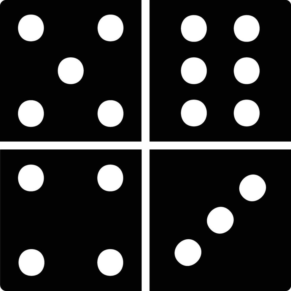 domino vektor ikon design illustration