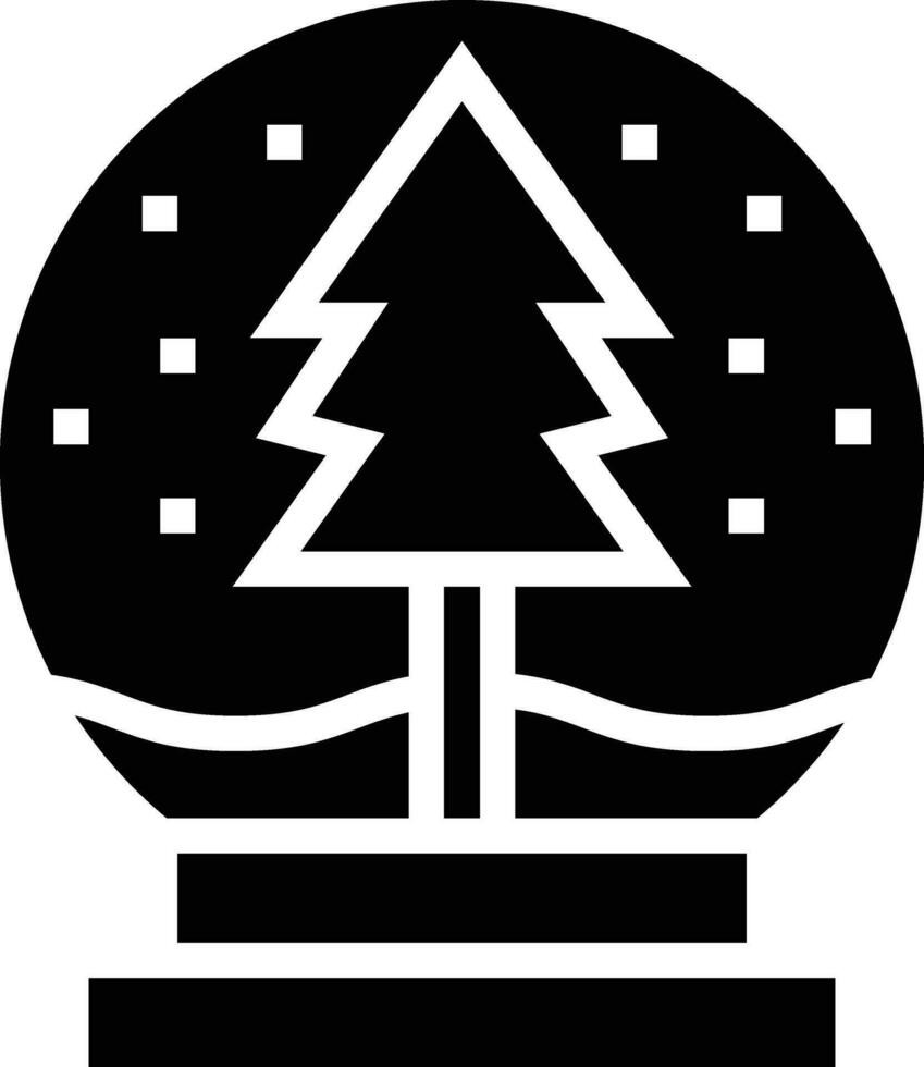 Schnee Globus Vektor Symbol Design Illustration