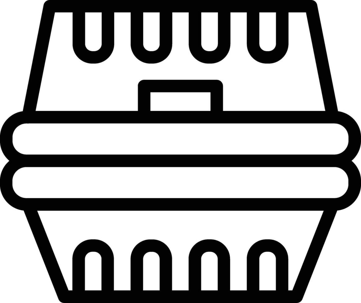 wegbringen Box Vektor Symbol Design Illustration