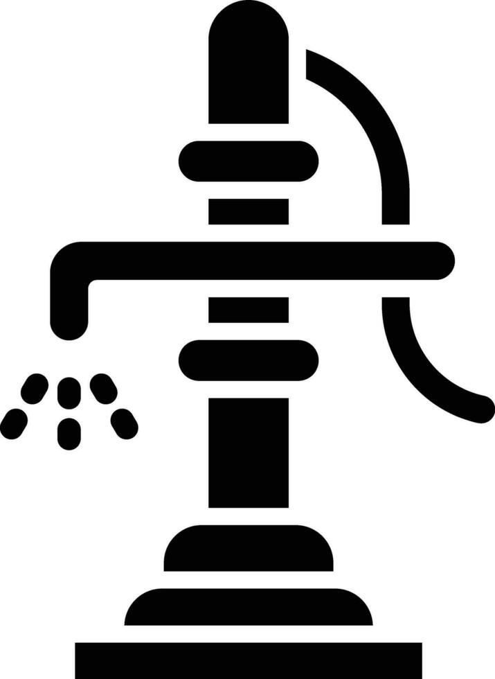 Wasser Pumpe Vektor Symbol Design Illustration