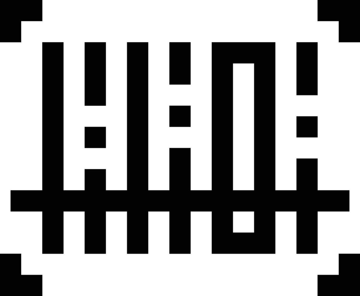 Barcode Scannen Vektor Symbol Design Illustration