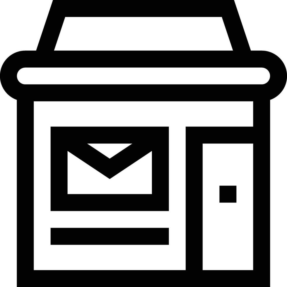 Ladung Post Büro Vektor Symbol Design Illustration