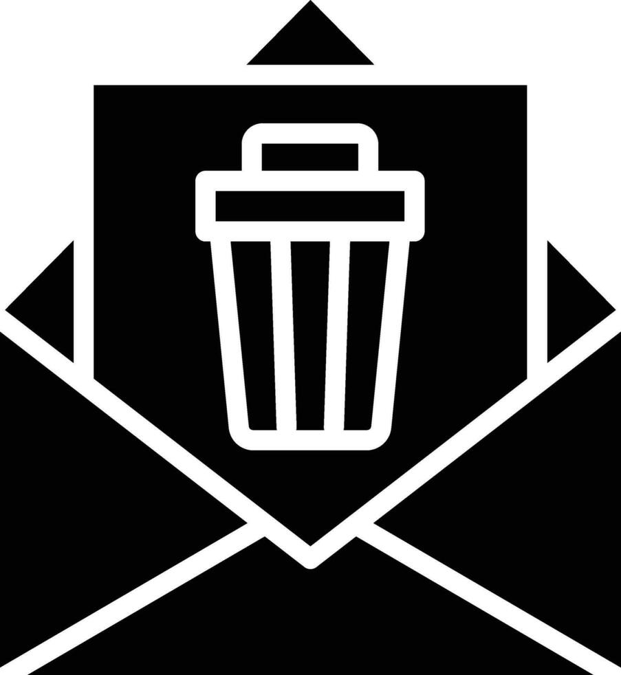 Müll-Vektor-Icon-Design-Illustration vektor