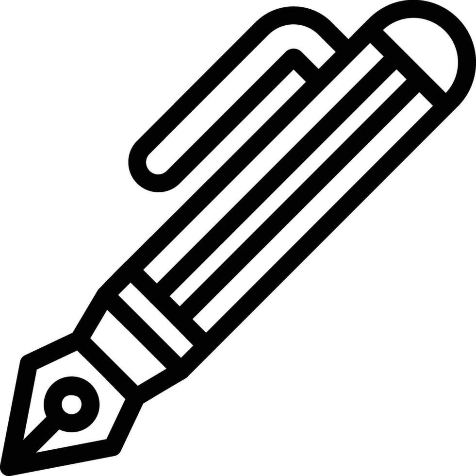 Stift-Vektor-Icon-Design-Illustration vektor