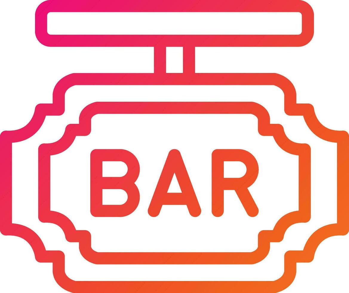 bar styrelse vektor ikon design illustration