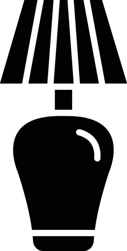 Fußboden Lampe Vektor Symbol Design Illustration