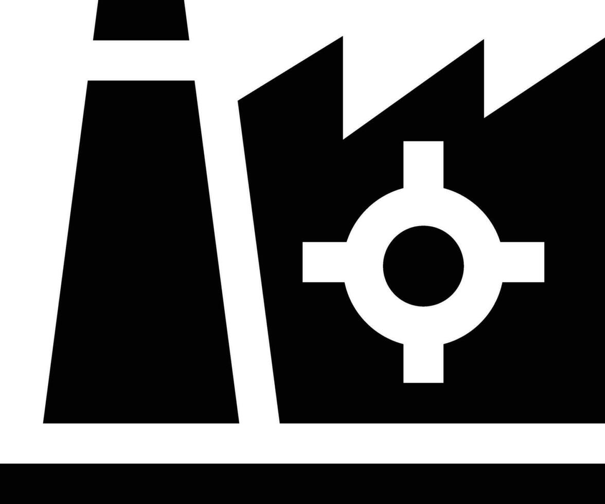 Fabrik Verwaltung Vektor Symbol Design Illustration