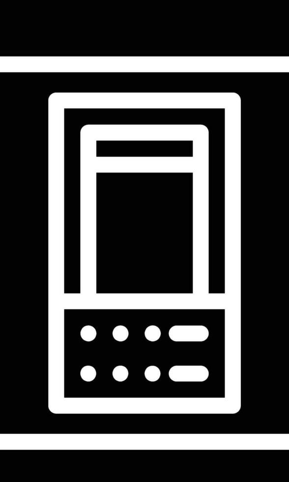 Geldautomat Karte Maschine Vektor Symbol Design Illustration