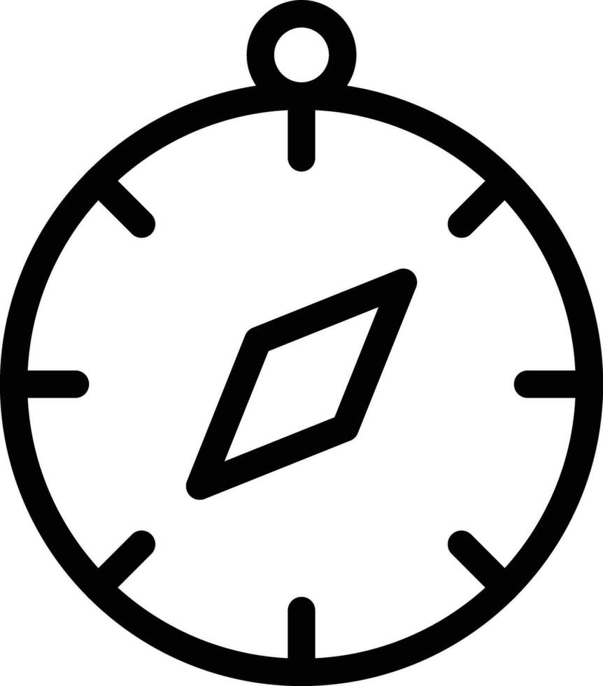 Kompass-Vektor-Icon-Design-Illustration vektor