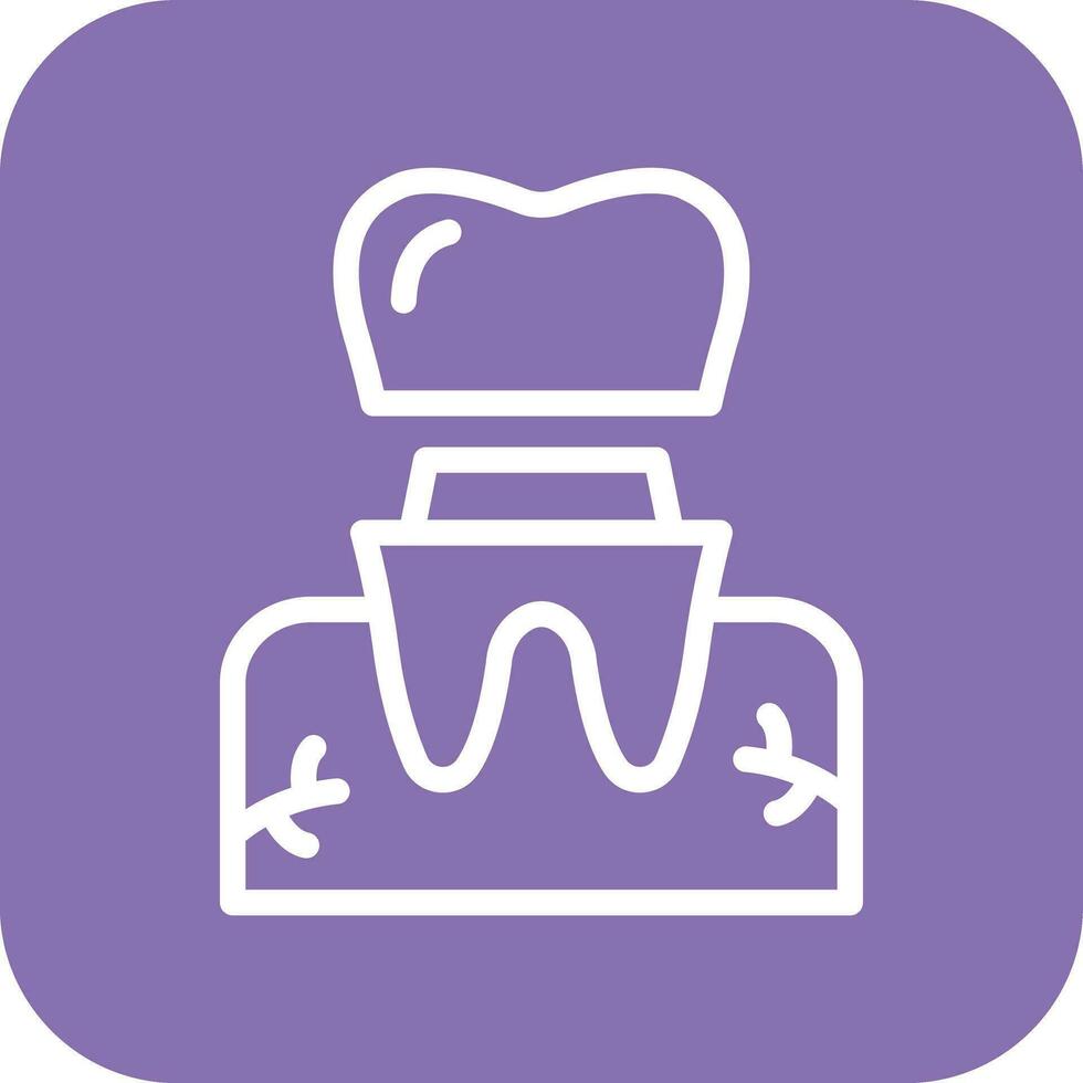 Dental Krone Vektor Symbol Design Illustration